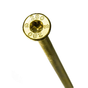 Simpson Strong-Tie SDCP271400-R25 Strong-Drive (0.275" x 14") T40 Yellow Zinc SDCFC Timber-CFC Screw, Flat Head w/ Nibs (25 Pack) - 2