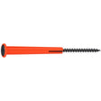 Simpson Strong-Tie SDPW14500NB-R20 Strong-Drive (0.140" x 5") T25 SDPW E-coat Deflector Screw, Washer Head, Orange (20 Pack)
