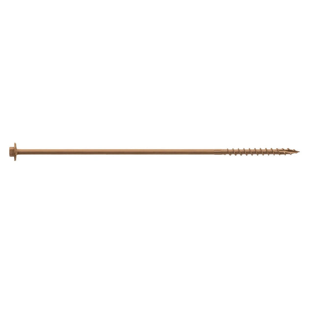 Simpson Strong-Tie SDWH191000DB-R12 Strong-Drive (0.195" x 10" x 5/16" Hex) SDWH Timber-Hex Screw with Double-Barrier Coating (12 Pack)