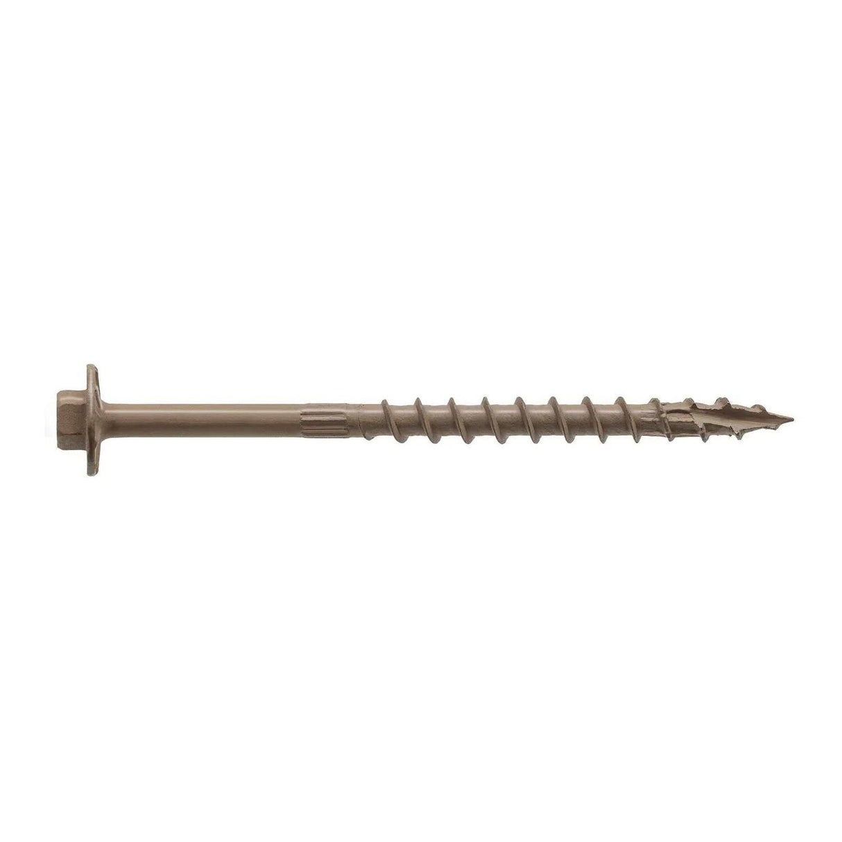 Simpson Strong-Tie SDWH19400DB-R12 Strong-Drive (0.195" x 4" x 5/16" Hex) SDWH Timber-Hex Screw, Double-Barrier Coating (12 Pack)