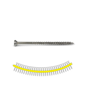 Simpson Strong-Tie SSDWP212S316 Deck-Drive (#10 x 2-1/2") DWP Collated Wood SS Screw - Type 305 (1500 Pack)