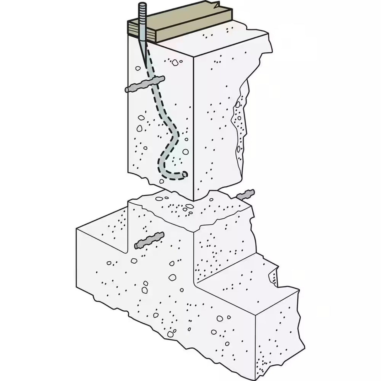 Simpson Strong-Tie SSTB16HDG-R (5/8 in. x 17-5/8 in.) Hot-Dip Galvanized Anchor Bolt for Concrete Applications - 4