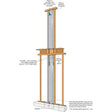 Simpson Strong-Tie SSW15-2KT Strong-Wall Steel Two-Story Stacked-Wall Connection Kit for 15" Walls