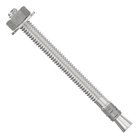 Simpson Strong-Tie STB2-25314S4F100 Strong Bolt (1/4" x 3-1/4") Fully Assembled 2 Wedge Anchor - Type 304 (100 Pack)