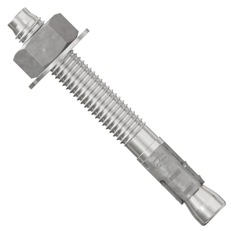 Simpson Strong-Tie STB2-50414S6F25 Strong-Bolt (1/2" x 4-1/4") Stainless-Steel Wedge Anchor - Fully Assembledl (25 Pack)