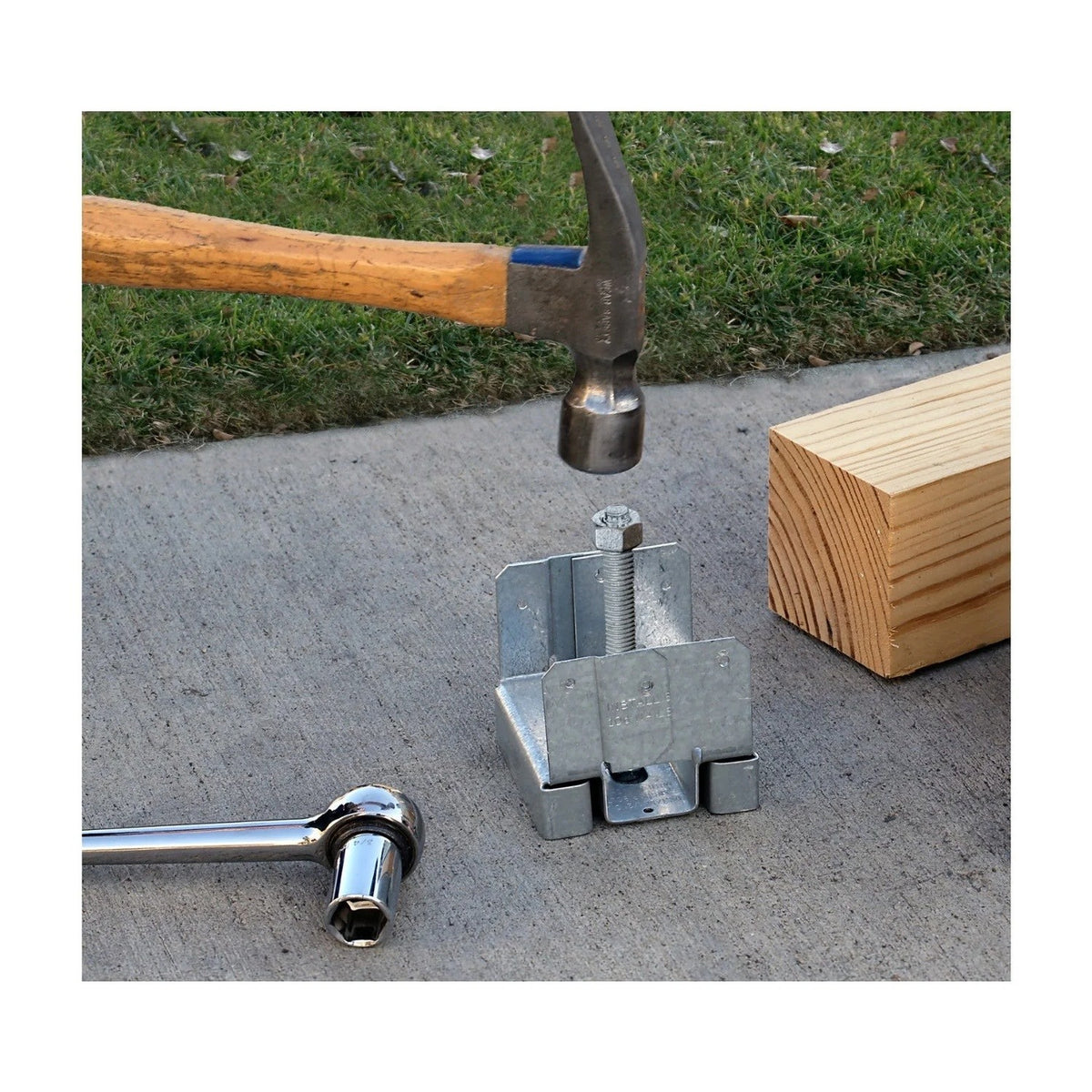 Simpson Strong-Tie STB2-62100MGF10 Strong-Bolt (5/8" x 10") Mechanically Galvanized Wedge Anchor (10 Pack) - 2