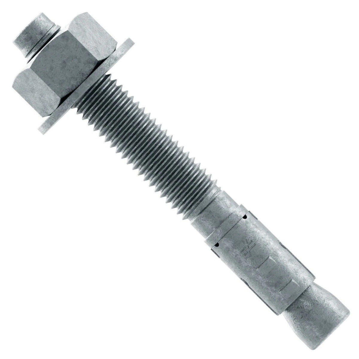 Simpson Strong-Tie STB2-62412MGF20 Strong-Bolt (5/8" x 4-1/2") Mechanically Galvanized Wedge Anchor, Fully Assembled (20 Pack)