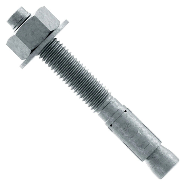 Simpson Strong-Tie STB2-62412MGF20 Strong-Bolt (5/8" x 4-1/2") Mechanically Galvanized Wedge Anchor, Fully Assembled (20 Pack)