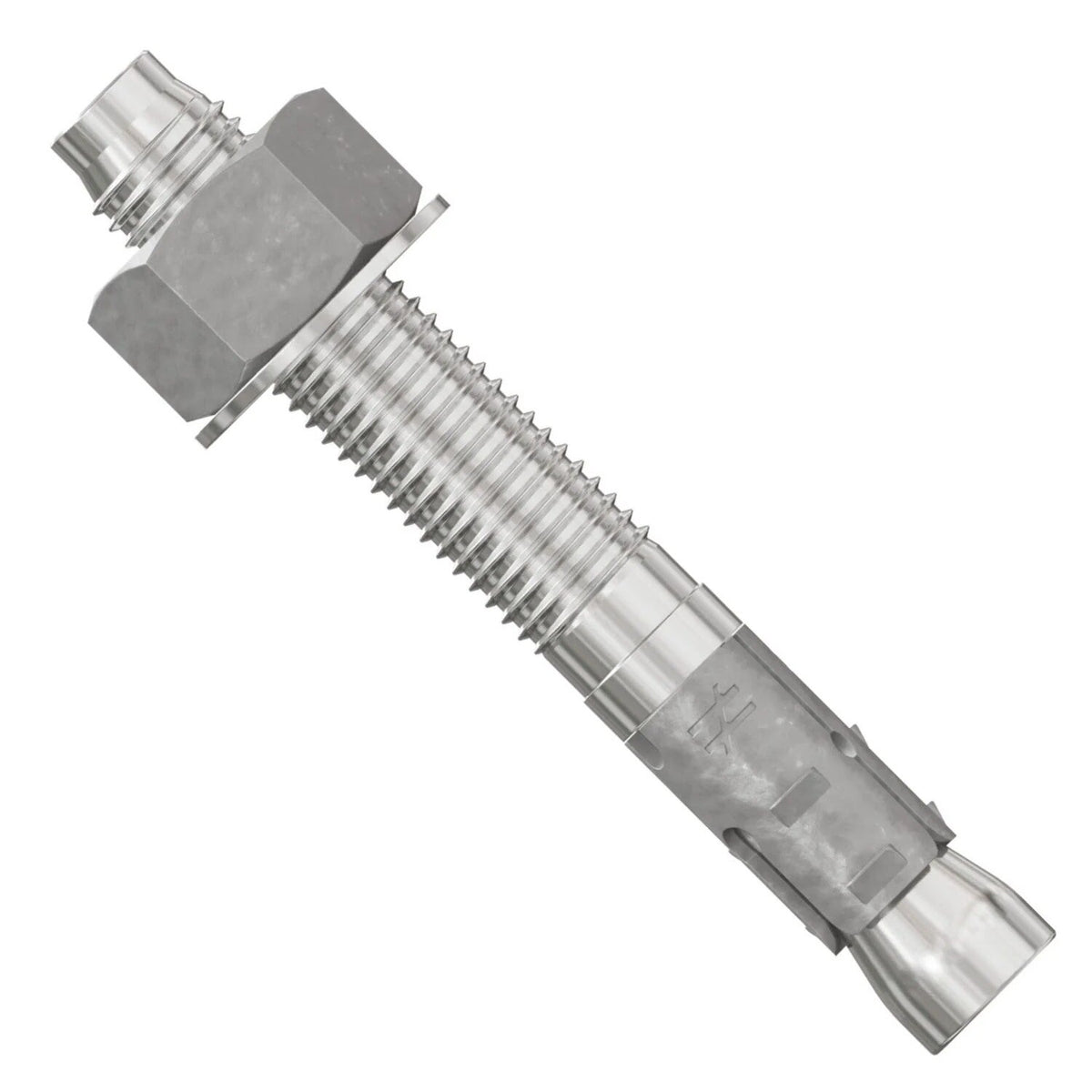 Simpson Strong-Tie STB2-75512S4F10 Strong Bolt (3/4" x 5-1/2") Type 304 Stainless-Steel Wedge Anchor, Fully Assembled (10 Pack)