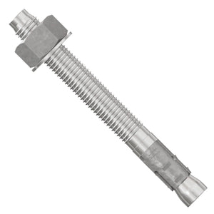 Simpson Strong-Tie STB2-75700S6F10 Strong Bolt (3/4" x 7") Type 316 Stainless-Steel Wedge Anchor, Fully Assembled (10 Pack)