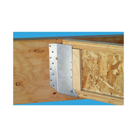 Simpson Strong-Tie SUR210-2 (Double 2" x 10") Galvanized Right-Skewed U-Shaped Hanger - 3
