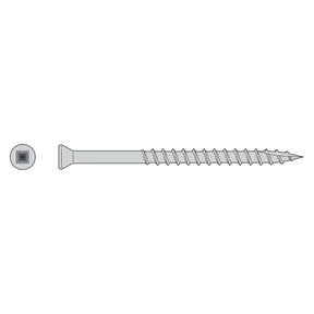 Simpson Strong-Tie T07162FBB (#7 x 1-5/8") #1 Square Trim-Head Screw - Type 316 (4000 Pack)