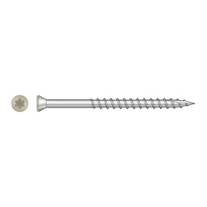 Simpson Strong-Tie T07225FTBTN02 (#7 x 2-1/4") 6-Lobe Drive Stainless Steel Trim-Head Screw, Tan 02 (1750 Pack)