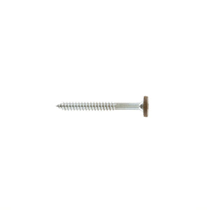 Simpson Strong-Tie T08175FS75TN01 (#8 x 1-3/4") T-20 6-Lobe Fascia Board Screw - Type 316, Tan 01 (75 Pack)