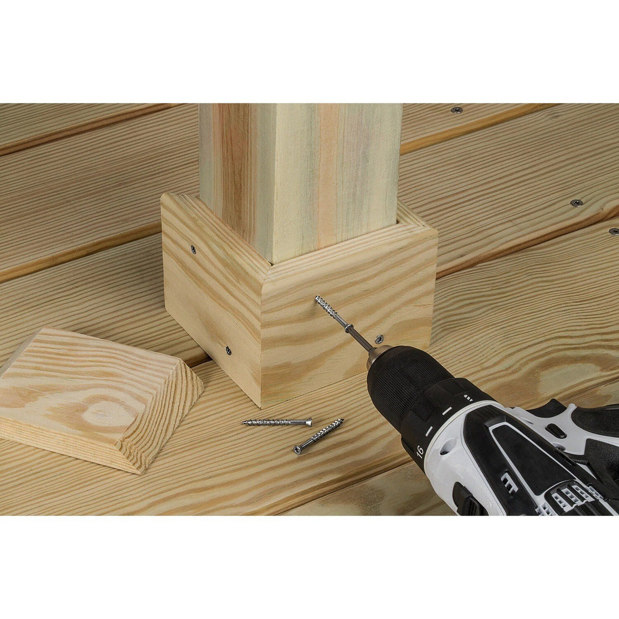 Simpson Strong-Tie T10300WPR770 Deck-Drive (#10 x 3") T-25 DWP Wood SS Screw, Flat Head, Type 316 (770 Pack) - 9