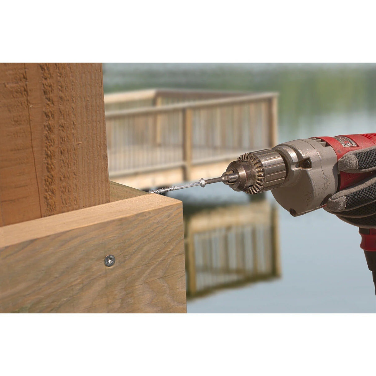 Simpson Strong-Tie T10300WPR770 Deck-Drive (#10 x 3") T-25 DWP Wood SS Screw, Flat Head, Type 316 (770 Pack) - 10