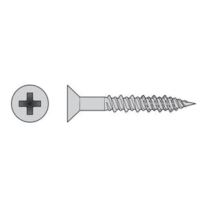 Simpson Strong-Tie T10J200FX-RP8 (#10 x 2") Marine Screw, Flat Head #2 Phillips Drive - Type 316 (8 Pack)