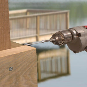 Simpson Strong-Tie T12250WP1 Strong-Drive (#12 x 2-1/2") DWP Wood SS Screw, Flat Head, Type 316 (1 lb.) - 4