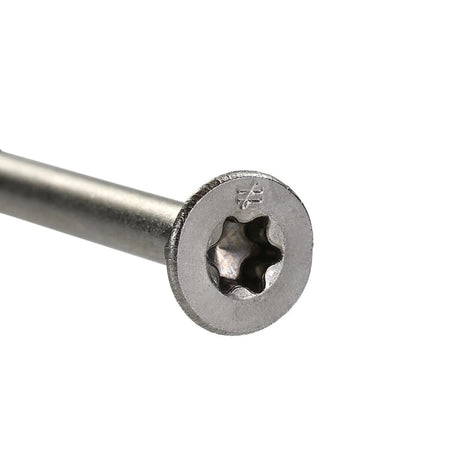 Simpson Strong-Tie T12250WP5 Strong-Drive (#12 x 2-1/2") DWP Wood SS Screw, Flat Head, Type 316 (5 lb. Tub) - 3