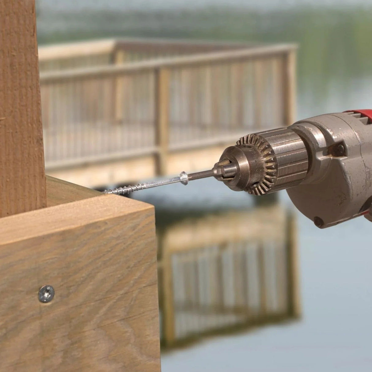 Simpson Strong-Tie T12400WP5 Strong-Drive (#12 x 4") T27 DWP Wood SS Screw, Flat Head, Type 316 (5 lb. Tub) - 4