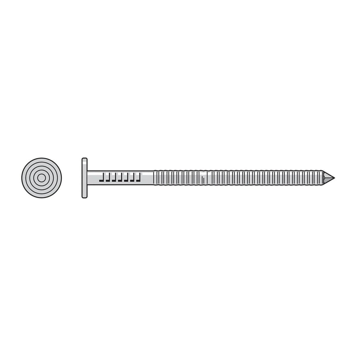 Simpson Strong-Tie T16KR4B (16d x 3-1/2") Stainless Steel Premium Siding Nail, Annular Ring Shank (25 lb.)