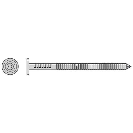 Simpson Strong-Tie T4KR51 (1-1/2" x 5/32") Premium Siding Nail Head Dia., Type 316 Stainless Steel (1 lb. Tub)