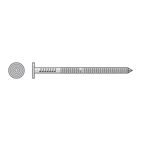 Simpson Strong-Tie T4KR7B (1-1/2" x 7/32") Premium Siding Nail, Type 316 Stainless Steel (25 lb. Tub)