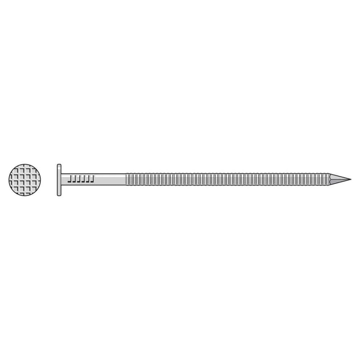 Simpson Strong-Tie T4PCS1 (1-1/2" x .120") Fiber-Cement Siding Nail, Type 316 Stainless Steel (1 lb. Tub)