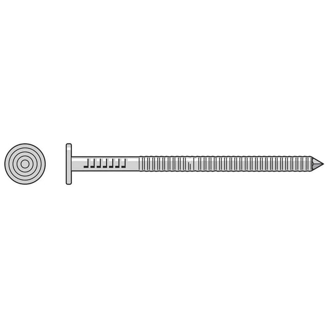 Simpson Strong-Tie T6AKR1 (6d 2") Stainless Steel Premium Common Nails - Type 316 (1 lb)