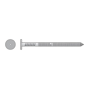 Simpson Strong-Tie T8KR51 (2-1/2" x 5/32" Head Dia.) Premium Siding Nail, Type 316 Stainless Steel (1 lb. Tub)