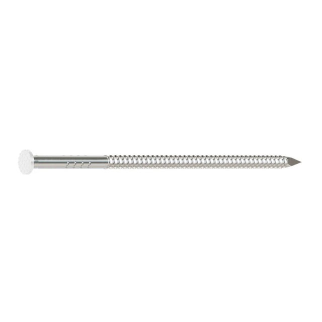 Simpson Strong-Tie T8SNDW1 (8d x 2-1/2") Painted Siding Nail, Annular Round Shank, White (1 lb.)