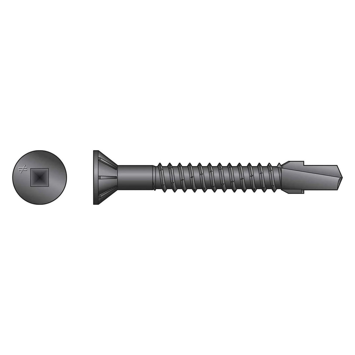 Simpson Strong-Tie TBP1245R50 Strong-Drive (#12 x 1-3/4") T30 TB Wood-to-Steel Screw, Black Phosphate (50 Pack)