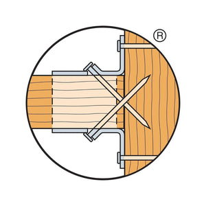 Simpson Strong-Tie THAC418 (4" x 18") Adjustable Concealed-Flange Truss Hanger - 3