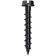 Simpson Strong-Tie TNTBL18114H Titen Turbo(3/16" x 1-1/4") Hex-Head Concrete and Masonry Screw, Black (100 Pack)