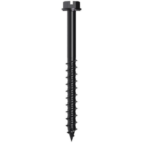 Simpson Strong-Tie TNTBL25214H Titen Turbo(1/4" x 2-1/4") Hex-Head Concrete and Masonry Screw, Black (100 Pack)