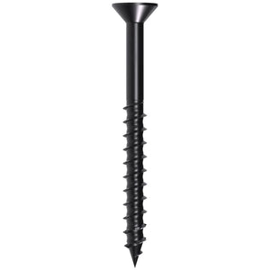 Simpson Strong-Tie TNTBL25214TF Titen Turbo (1/4" x 2-1/4") T30 Flat-Head Concrete and Masonry Screw, Black (100 Pack)