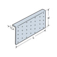 Simpson Strong-Tie TPA39 (3-1/2" x 9") 20Ga Flanged Tie Plate - G90 Galvanized