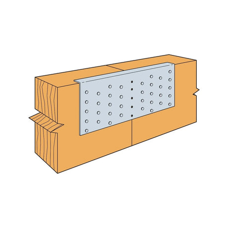 Simpson Strong-Tie TPA39 (3-1/2" x 9") 20Ga Flanged Tie Plate - G90 Galvanized - 2