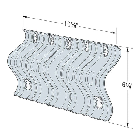 Simpson Strong-Tie URFP-SDS3-B (10-5/8" x 6-1/4") Universal Retrofit Foundation Plate with SDS Screws (570 Pack) - 2