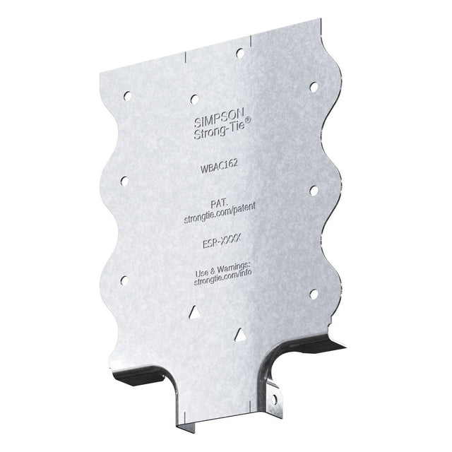 Simpson Strong-Tie WBAC200-R50 (2") WBAC Wood Backing Steel Connector for Flange (50 Pack)