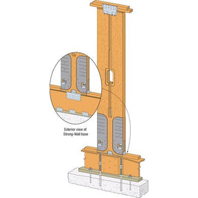Simpson Strong-Tie WSWH-RF12KT Strong-Wall (12") High-Strength Wood Shearwall Raised Floor Kit