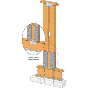 Simpson Strong-Tie WSWH-RF24KT Strong-Wall (24") High-Strength Wood Shearwall Raised Floor Kit