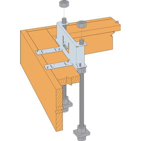 Simpson Strong-Tie WSWH-RTBL12 Strong-Wall (12") Brick-Ledge Anchor Bolt Template for High-Strength Wood Shearwall