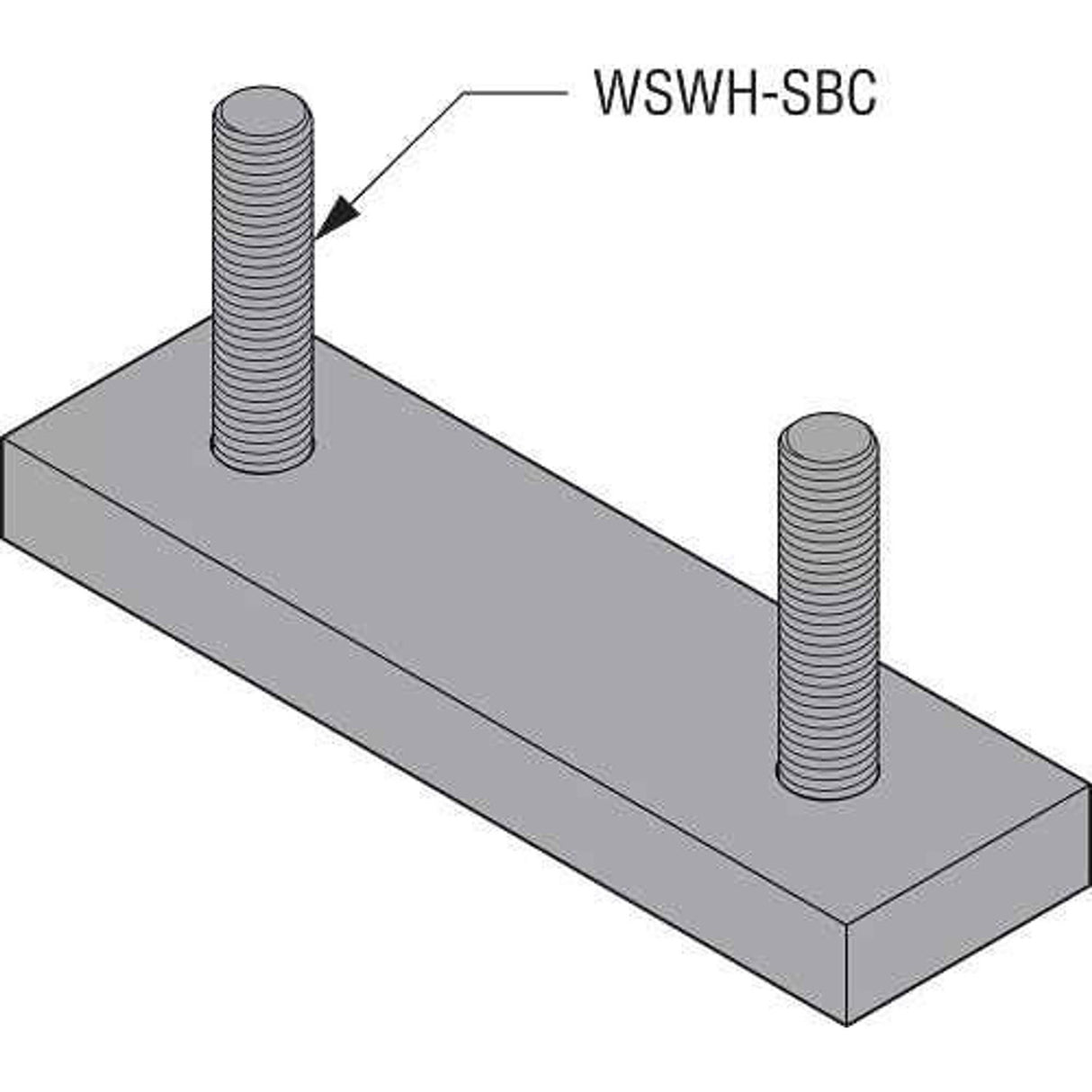 Simpson Strong-Tie WSWH-SBC24KT Strong-Wall Simpson Steel Beam Connector Kit for High-Strength Wood Shearwalls