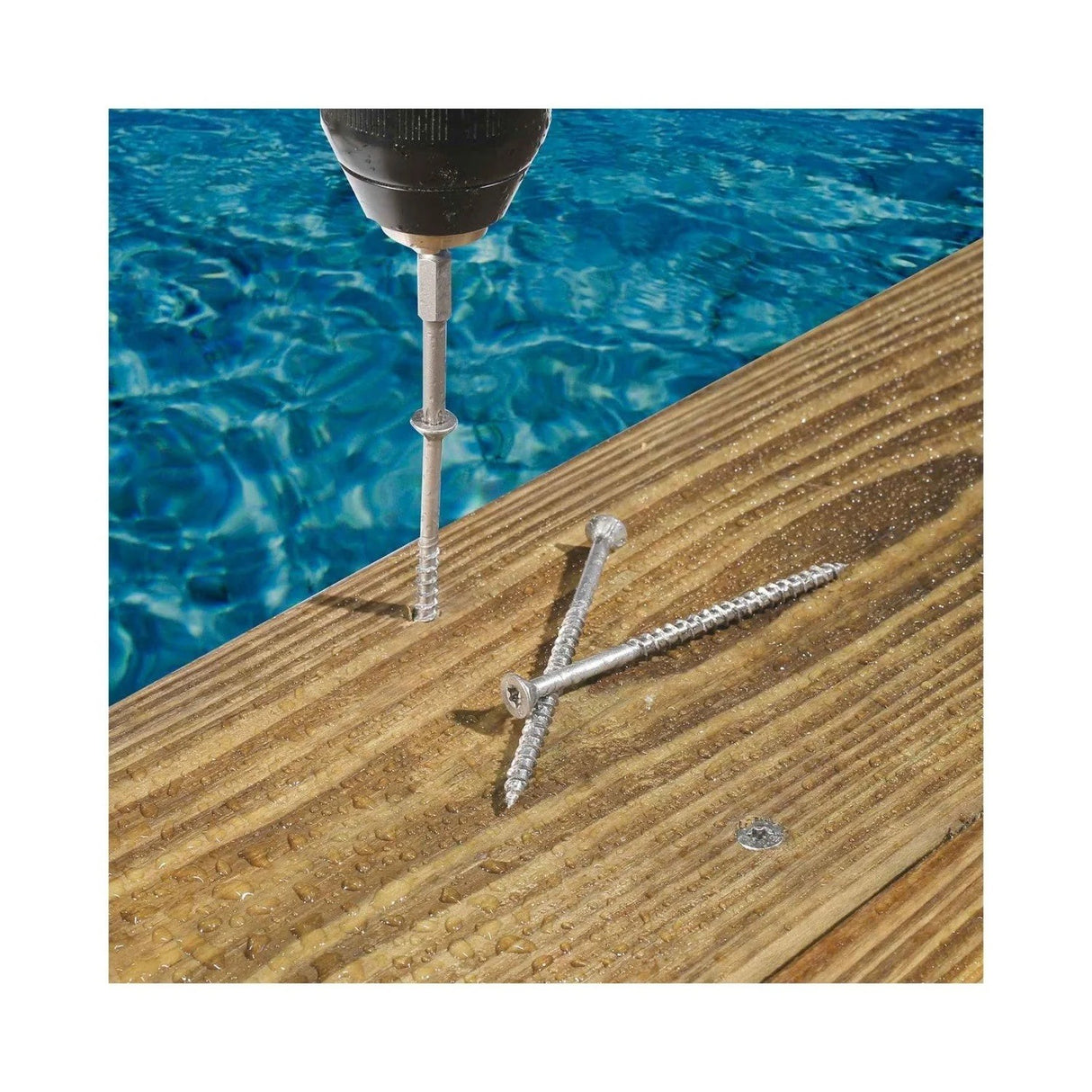 Simpson Strong-Tie T07162FT20BK (#7 x 1-5/8") Trim-Head Screw - 316 Stainless Steel, Black (20 Pack) - 5