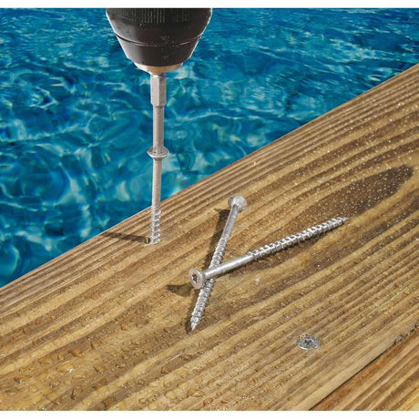 Simpson Strong-Tie T07162FT70TN03 (#7 x 1-5/8") T15 6-Lobe Drive SS Trim-Head Screw, Type 316, Tan 03 (70 Pack) - 4