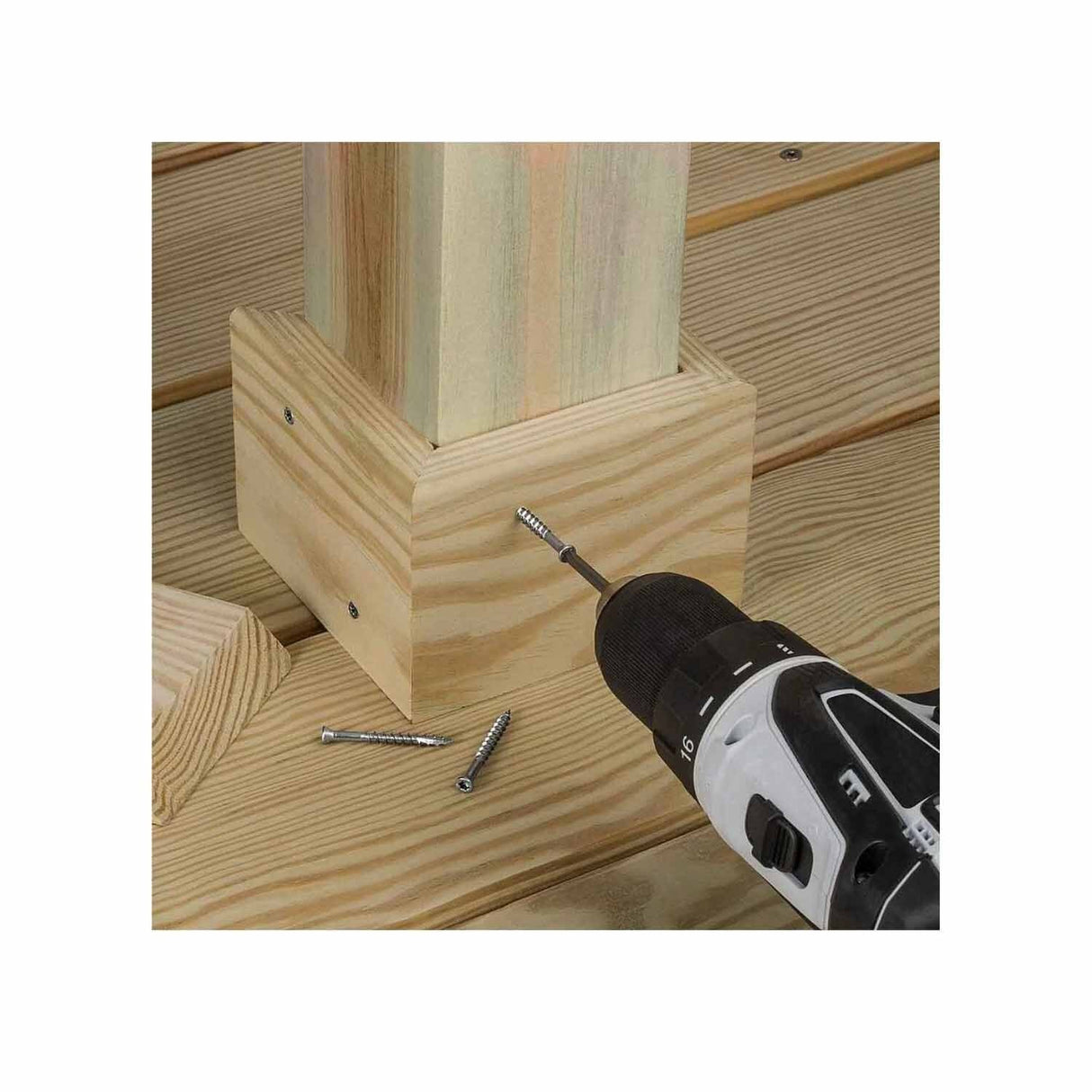 Simpson Strong-Tie T07162FT70TN03 (#7 x 1-5/8") T15 6-Lobe Drive SS Trim-Head Screw, Type 316, Tan 03 (70 Pack) - 5