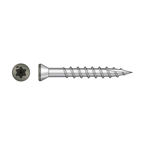 Simpson Strong-Tie T07162FTPGR (#7 x 1-5/8") 6-Lobe Drive Stainless Steel Trim-Head Screw, Gray (350 Pack) - 2