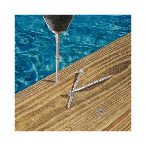 Simpson Strong-Tie T07162FTPTN03 (#7 x 1-5/8") 6-Lobe Drive Stainless Steel Trim-Head Screw, Tan 03 (350 Pack) - 5