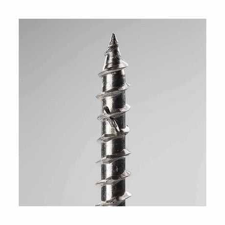 Simpson Strong-Tie T07225FWP Deck-Drive (#7 x 2-1/4") T-15 DWP Wood SS Screw, Trim Head, Type 316 (86 Pack) - 6